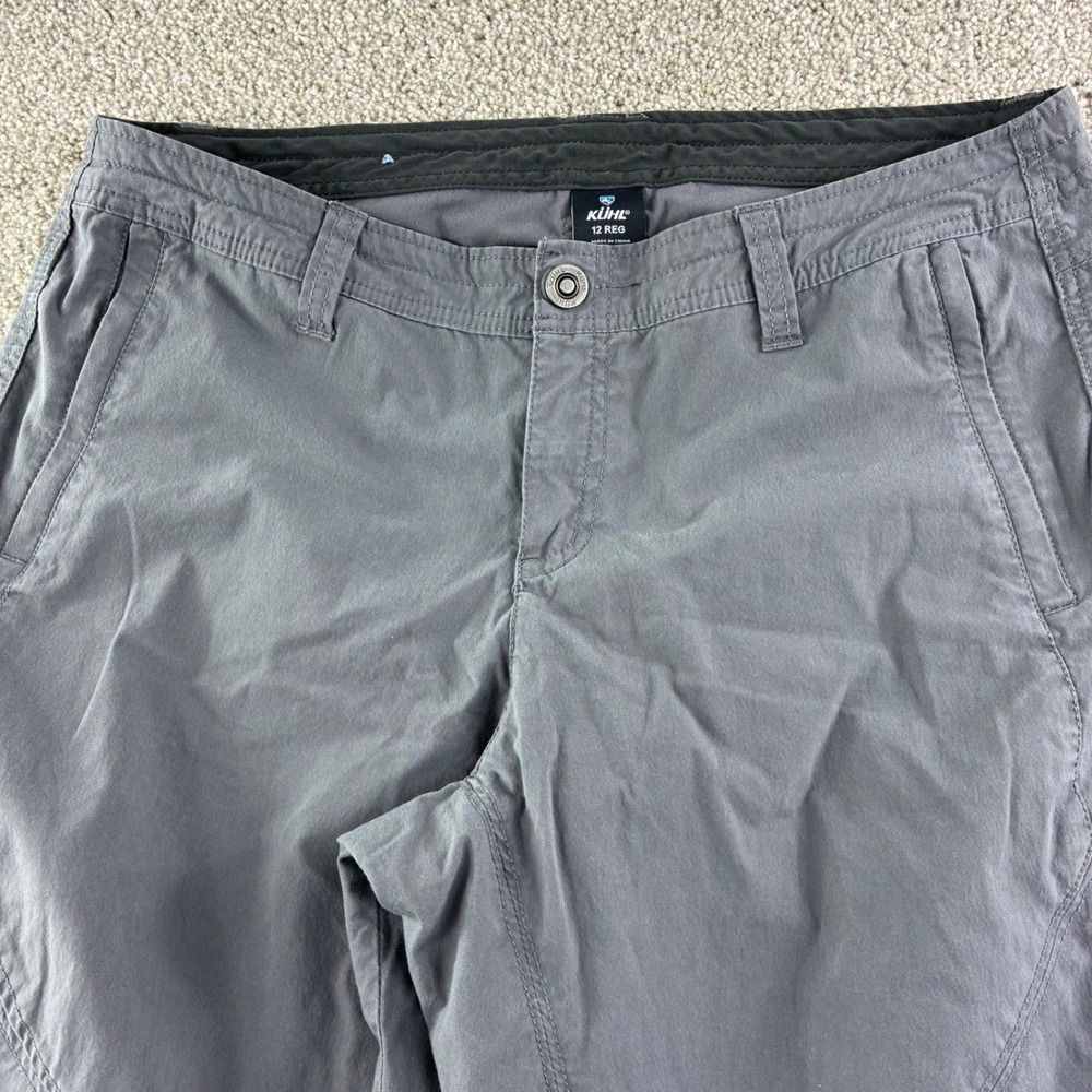 Kuhl Spire Roll-up Cargo‎ Pants Size 12 Gray Outdoor Utility Hiking Gorpcore